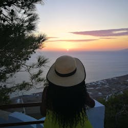 Visite privée du lever du soleil à Santorin